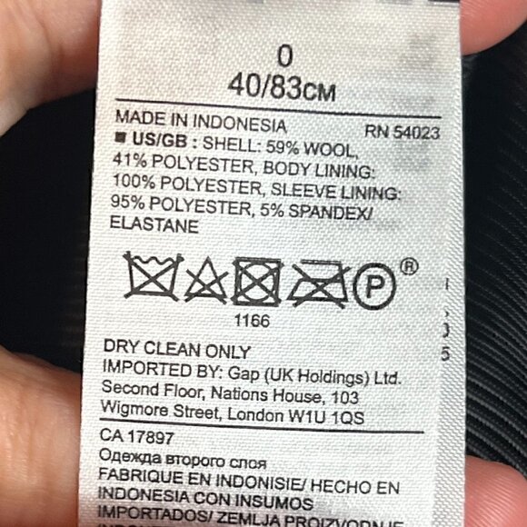 Banana Republic herringbone zip up jacket - Picture 4 of 5